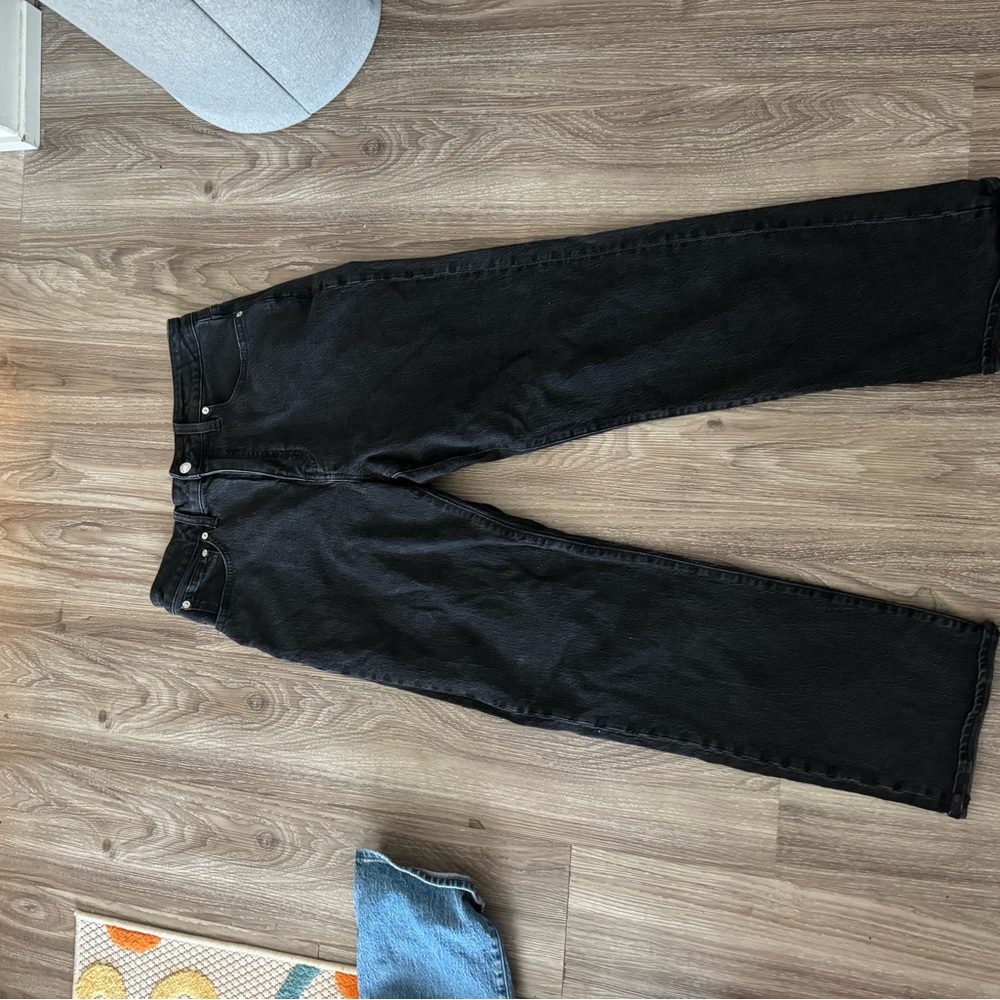 Madewell Charcoal Denim Pants